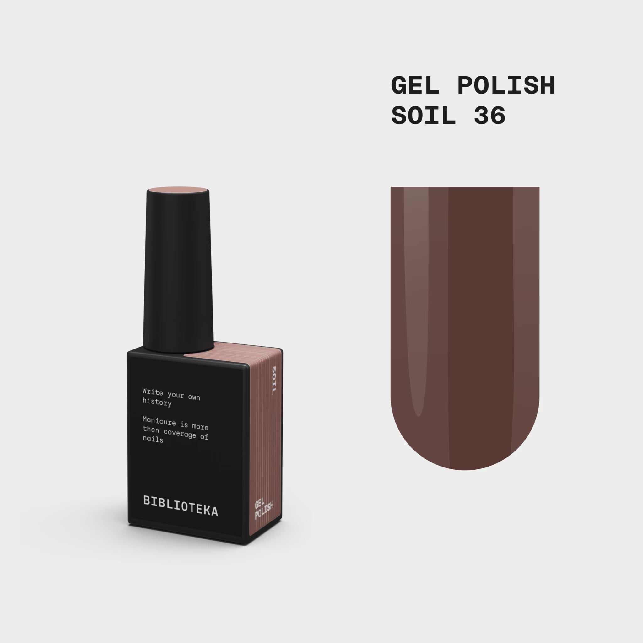 BIBLIOTEKA Gel Polish 36 Soil 10ml