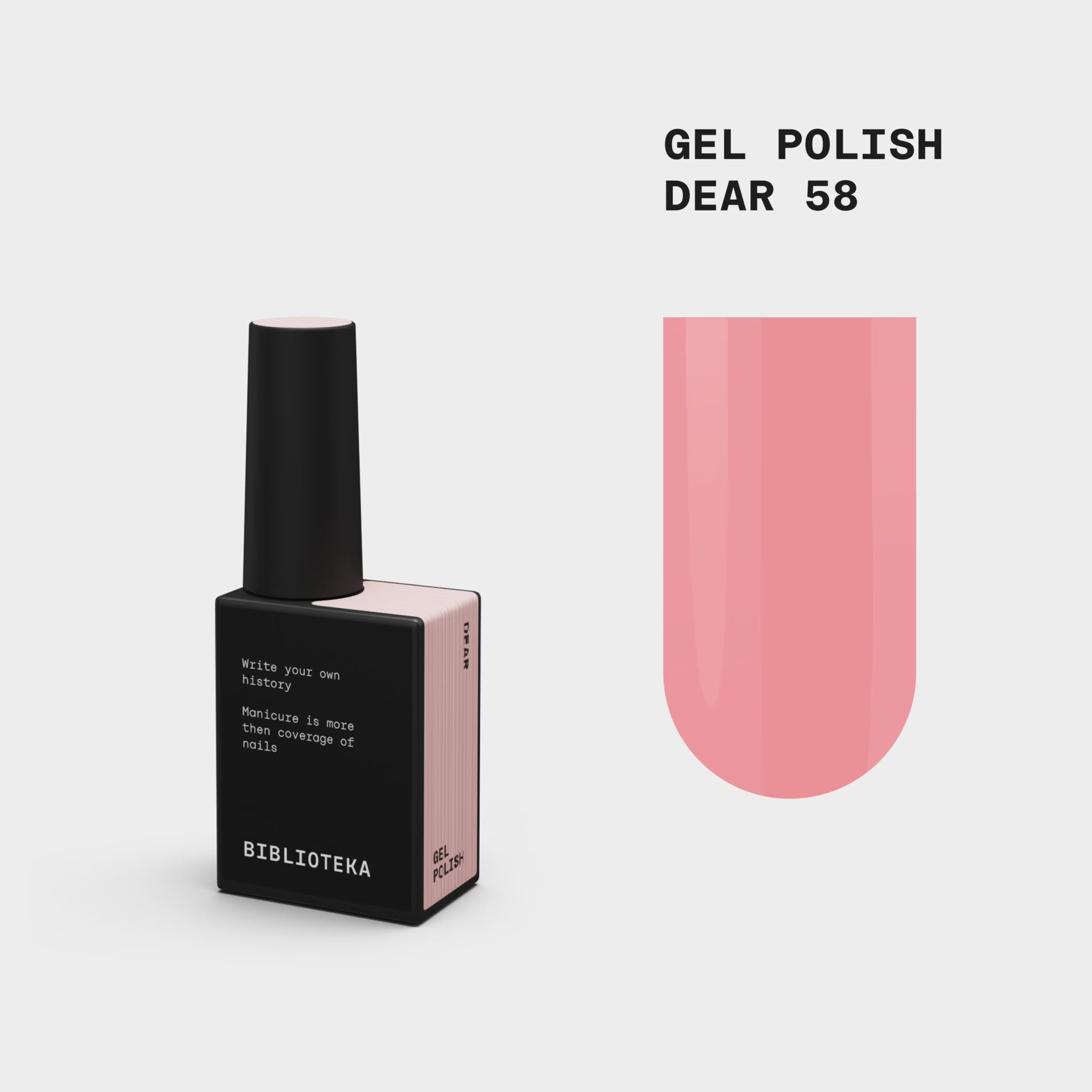 BIBLIOTEKA Gel Polish 58 Dear 10ml
