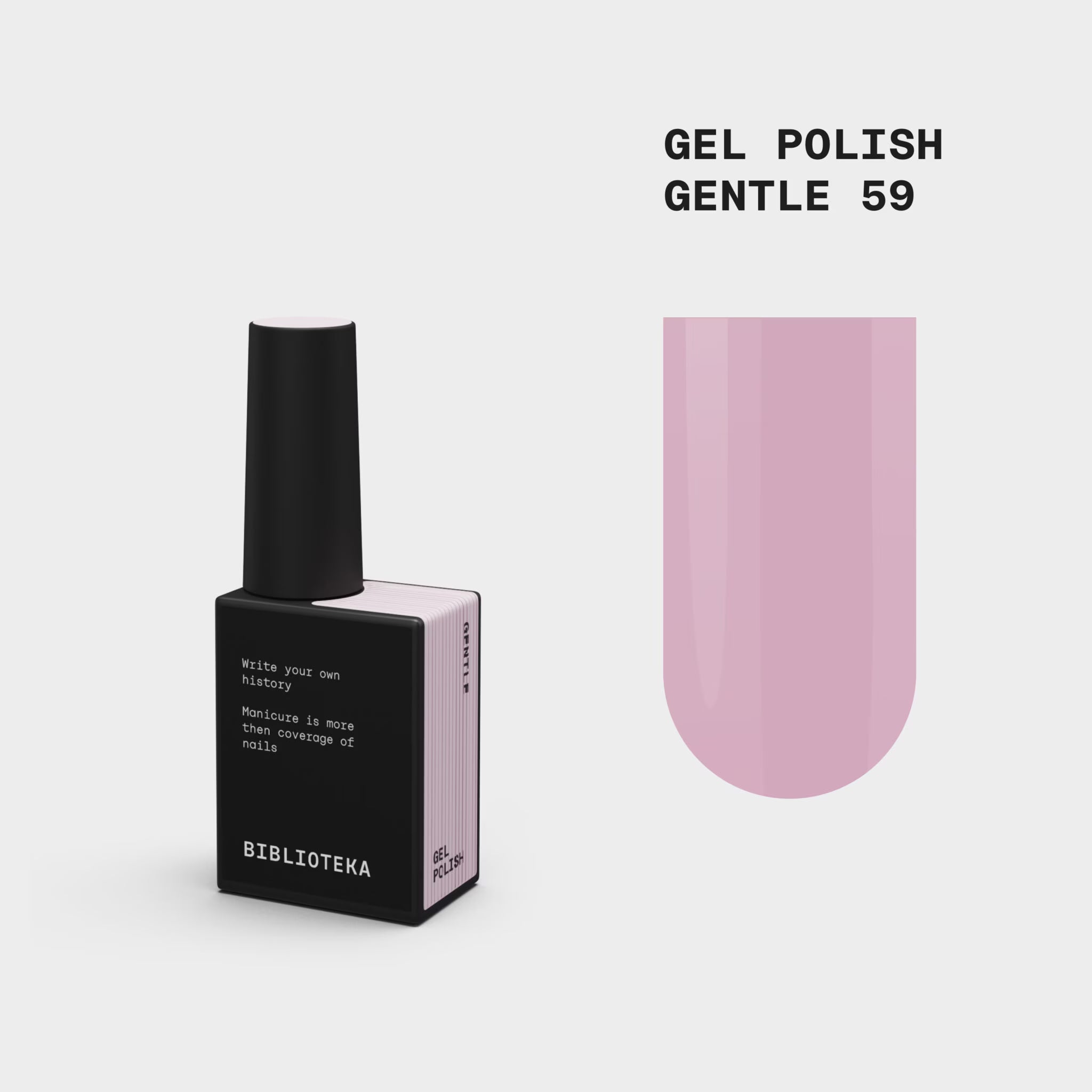 BIBLIOTEKA Gel Polish 59 Gentle 10ml