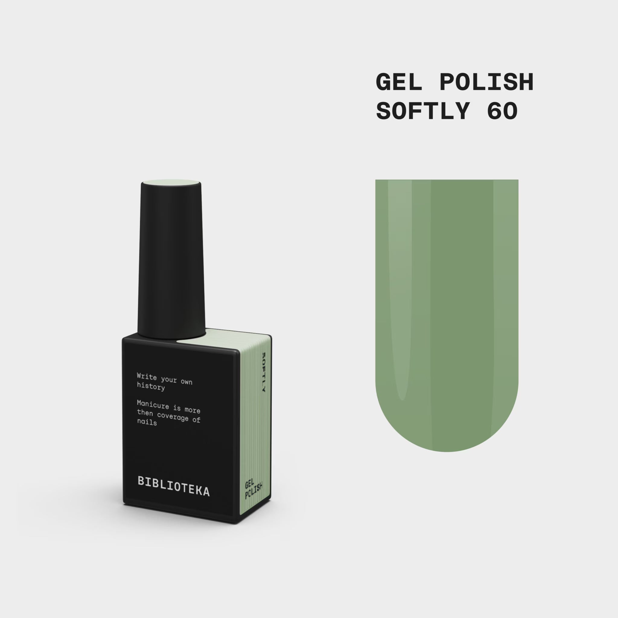 BIBLIOTEKA Gel Polish 60 Softly 10ml