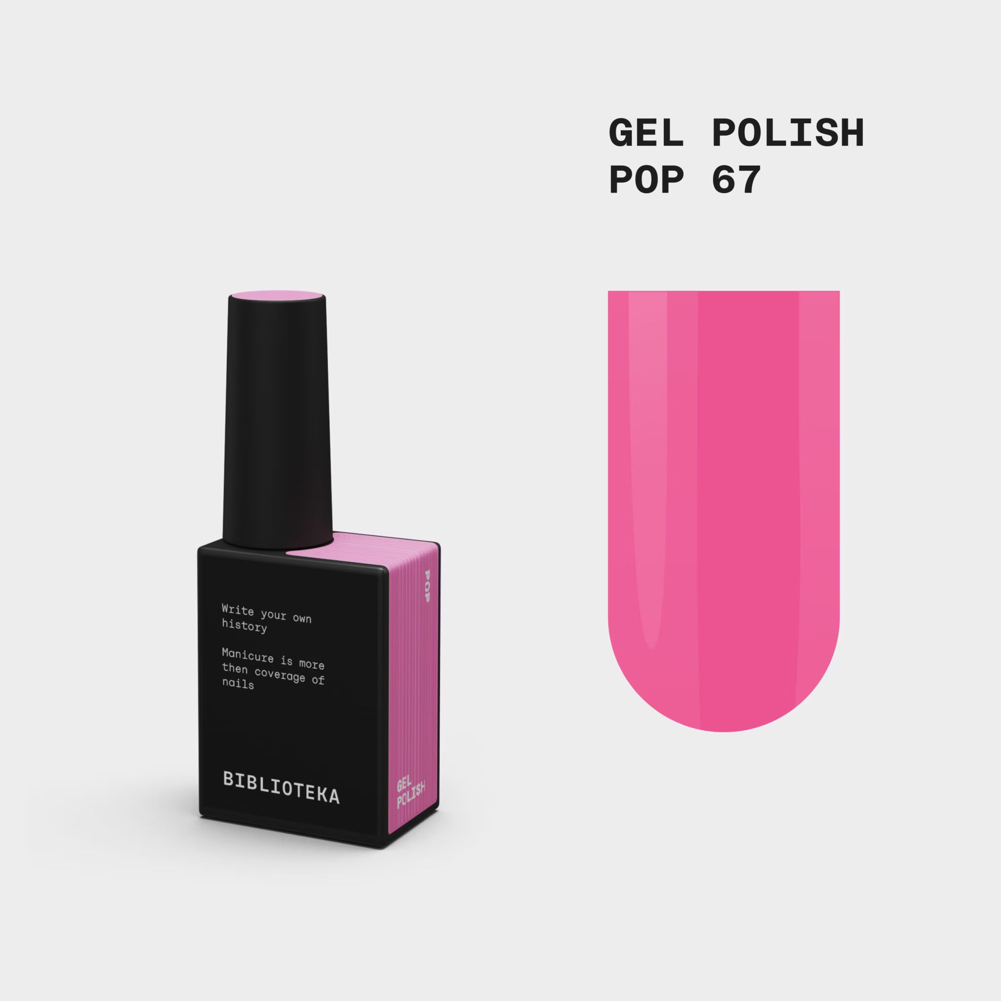 BIBLIOTEKA Gel Polish 67 Pop 10ml