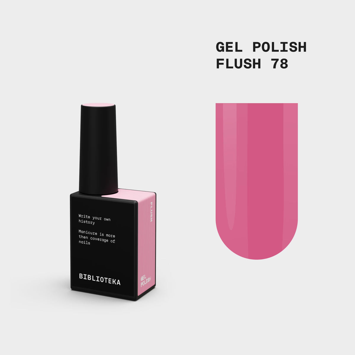 BIBLIOTEKA Gel Polish 78 Flush 10ml