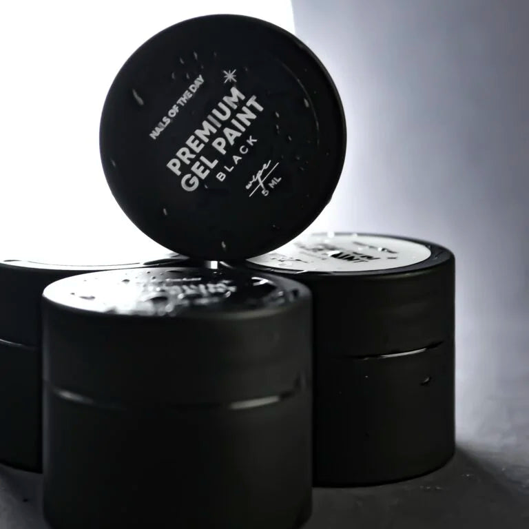 NAILSOFTHEDAY Premium gel paint Black no wipe 5g