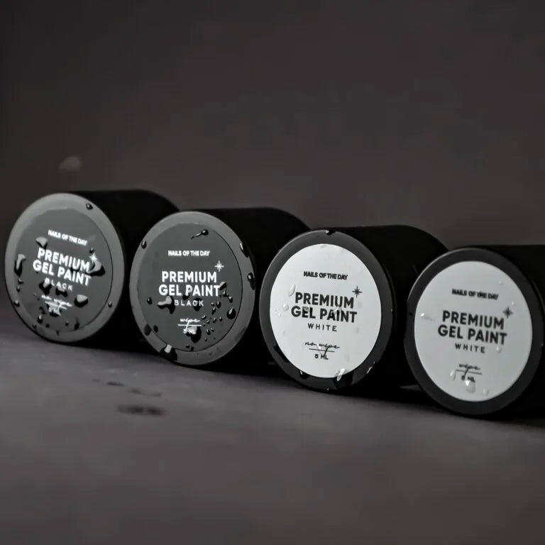 NAILSOFTHEDAY Premium gel paint Black no wipe 5g