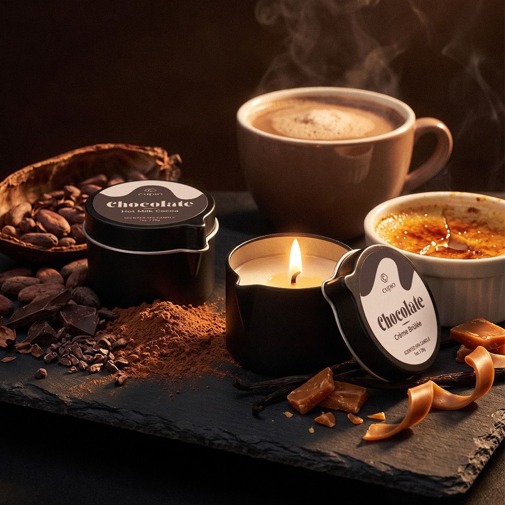 Lumanare pentru maini si cuticule 28g - Crème Brûlée Cupio
