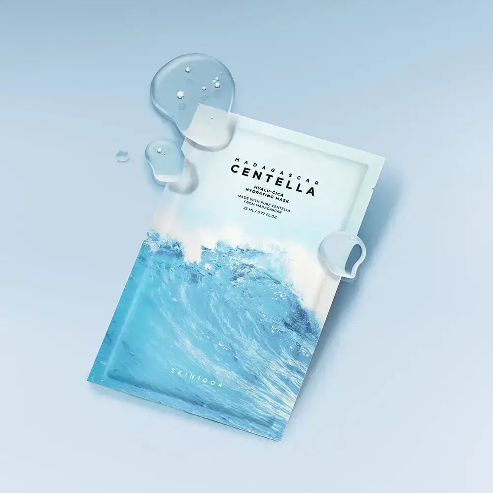 SKIN1004 Madagascar Centella Hyalu-Cica Hydrating Mask – mască de față hidratantă cu 8 tipuri de acid hialuronic, 23ml