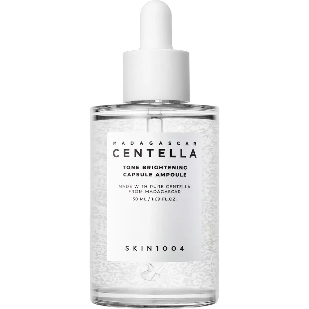 SKIN1004 Madagascar Centella Tone Brightening Capsule Ampoule – Ser iluminator cu Niacinamide & Acid Tranexamic, 50ml