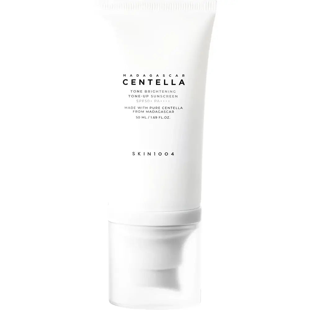 SKIN1004 Madagascar Centella Tone Brightening Tone-Up Sunscreen SPF 50+ PA++++ – Cremă cu protecție solară și efect de uniformizare, 50ml