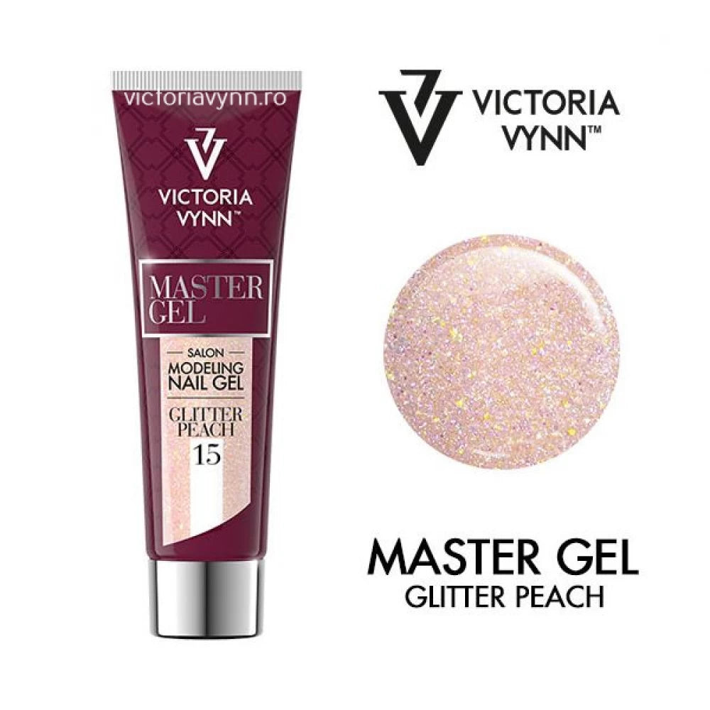 Polygel 15 Glitter Peach 60g Victoria Vynn