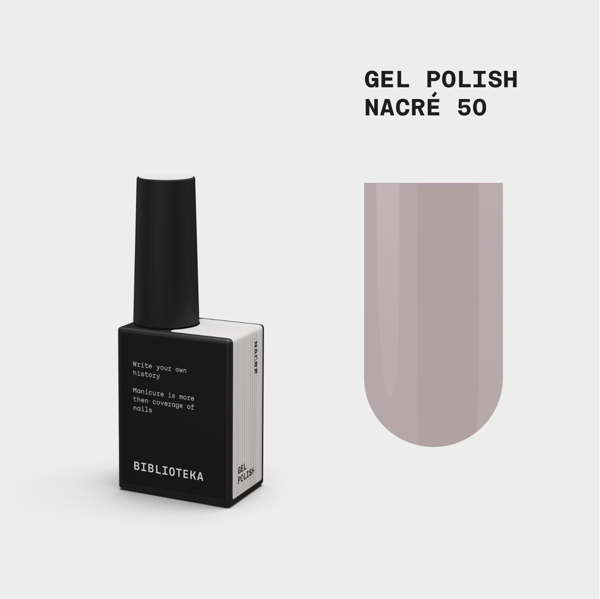 BIBLIOTEKA Gel Polish 50 Nacré 10ml