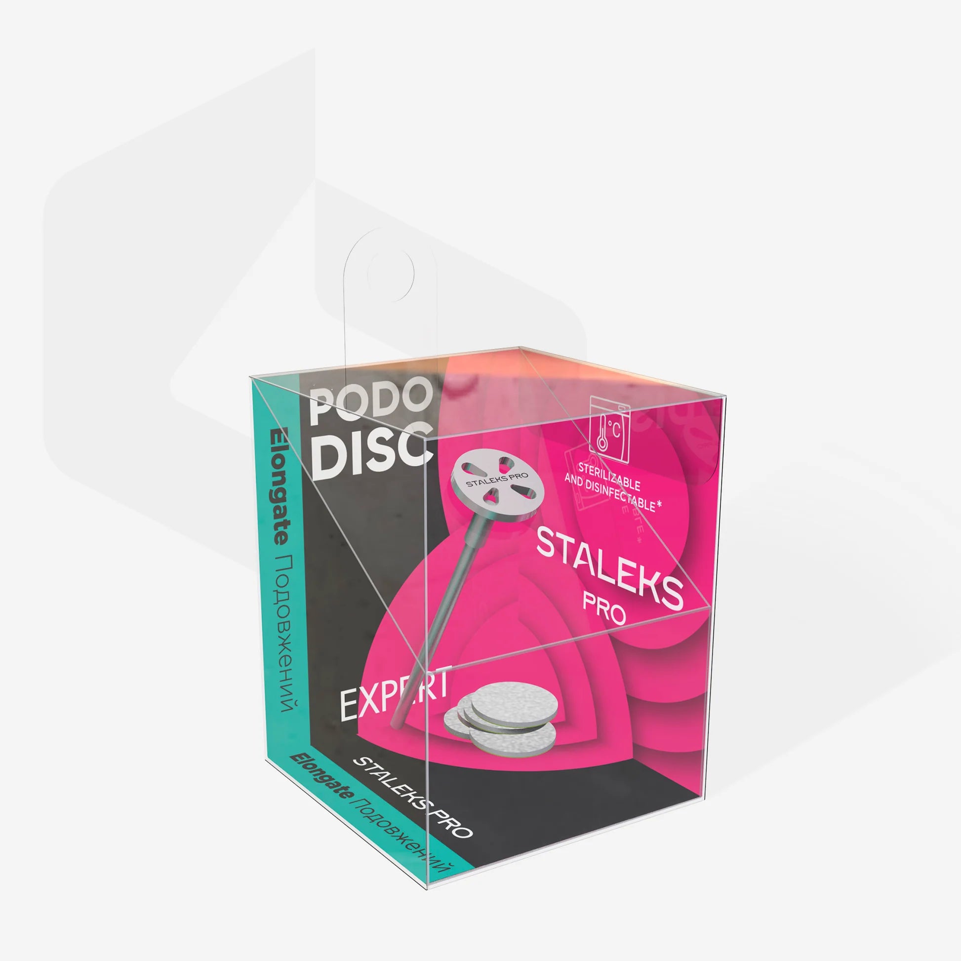 PDLset-10 Set Pododisc, 180 grit 10mm (5 buc rezerve) Staleks