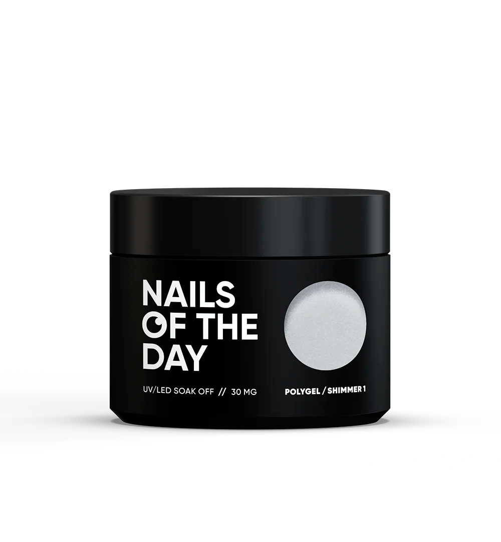 NAILSOFTHEDAY Polygel shimmer 01, 30g