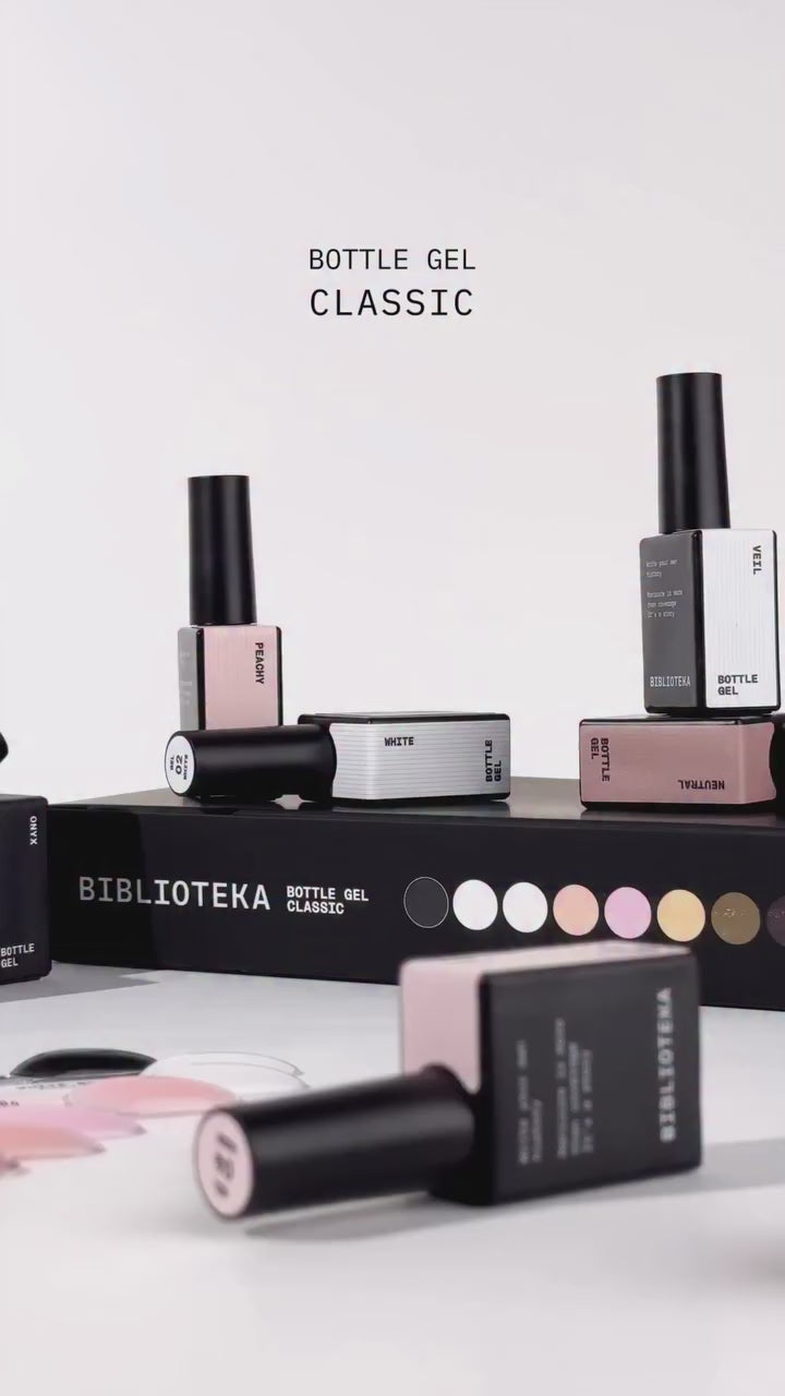 BIBLIOTEKA BOTTLE GEL CLASSIC Collection (8buc)