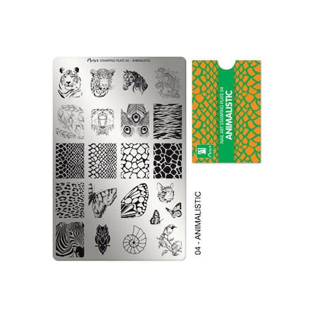 Moyra Stamping plate 04 Animalistic