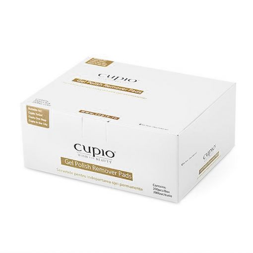 Pliculete cu soak off remover 200 buc Cupio