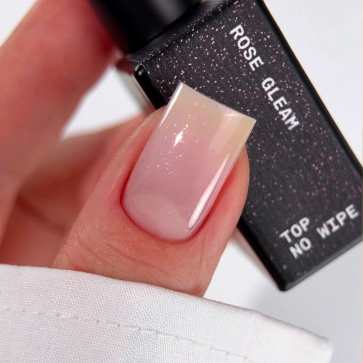 BIBLIOTEKA Top Coat UV Filter ROSE GLEAM 10ml
