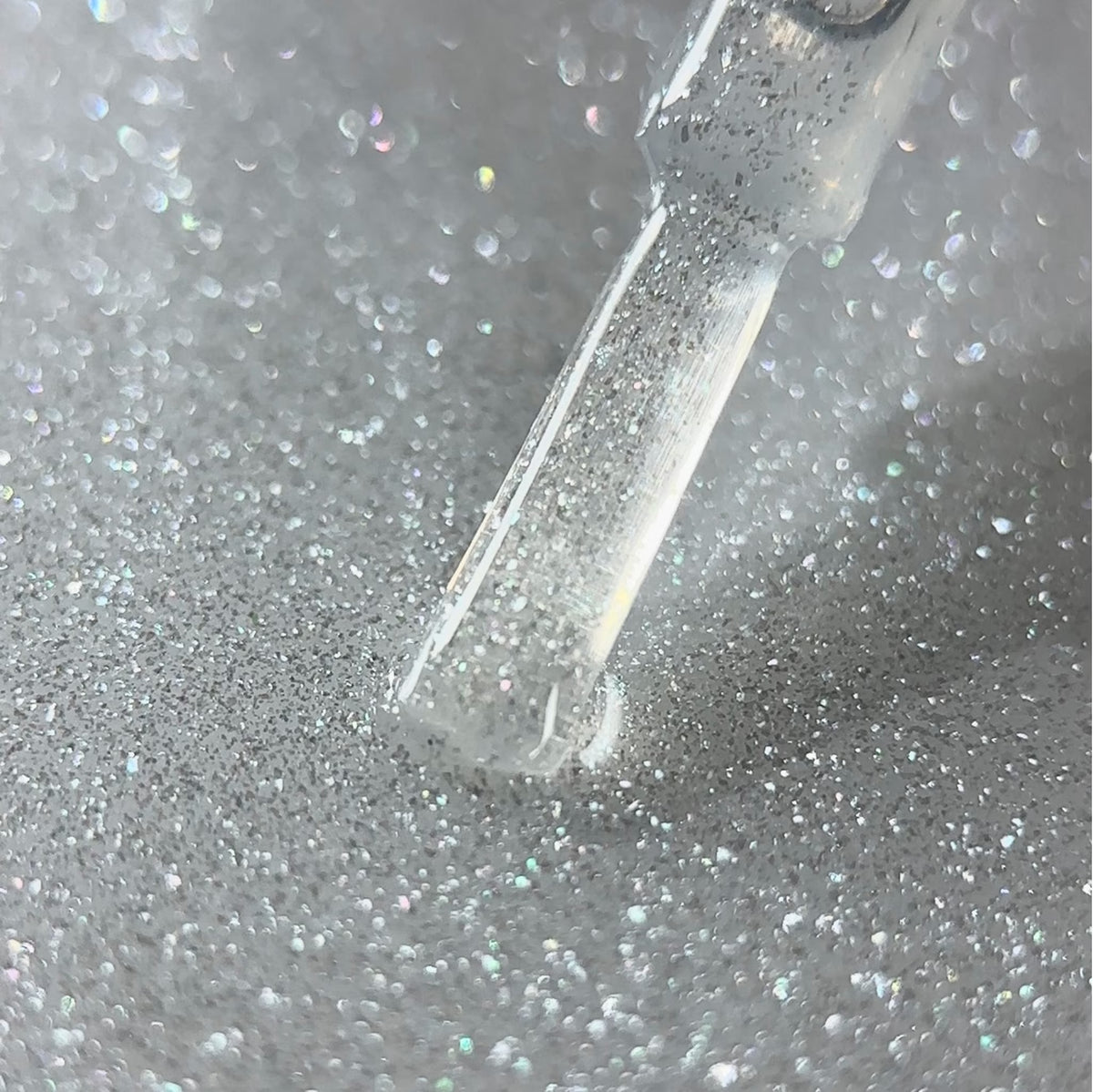 BIBLIOTEKA Top Coat UV Filter Silver Glow, 10ml