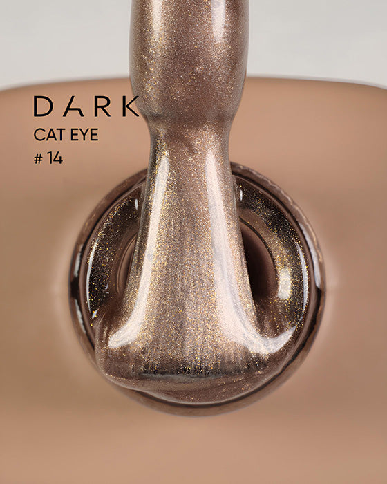 DARK Gel Polish CAT EYE 14, 6ml - creative-nails.ro