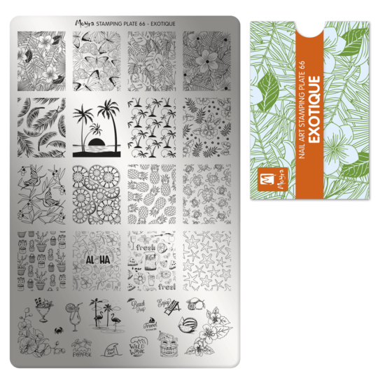 Moyra Stamping plate 66 Exotique