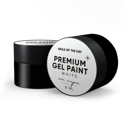 NAILSOFTHEDAY Premium gel paint White no wipe 5g