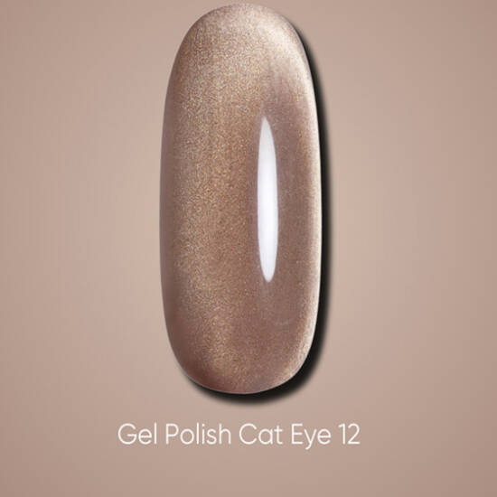 DARK oja semipermanenta (gel polish) Cat Eye 12, 6 ml